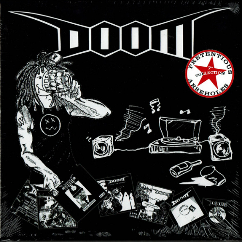DOOM - Pretentious Arseholes 7 Inch Collection cover 
