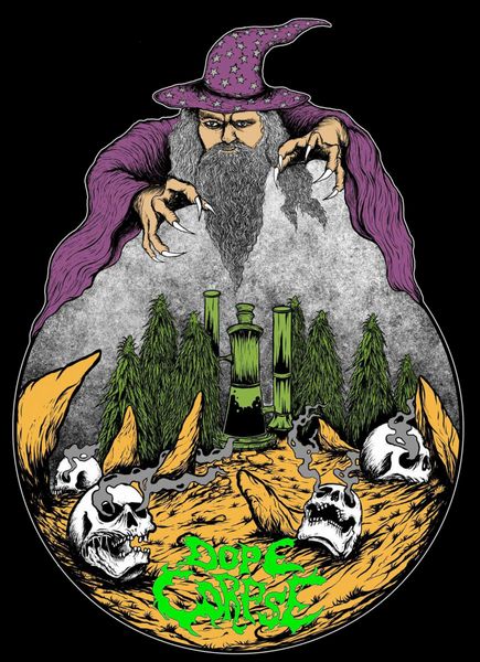 DOPECORPSE - Weed Wizard cover 