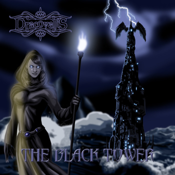 DRACOVALLIS - The Black Tower cover 