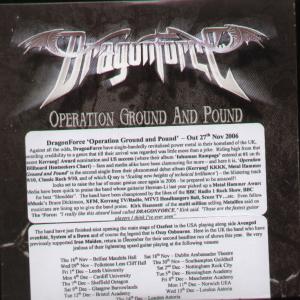DRAGONFORCE - Operation Ground and Pound cover 