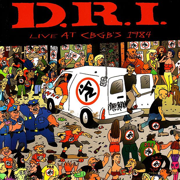 D.R.I. - Live At CBGB's 1984 cover 