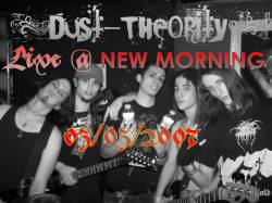 DUST-THEORITY - Live at New Morning 03-03-2007 cover 