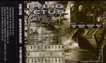 DYING FETUS - Infatuation with Malevolence cover 
