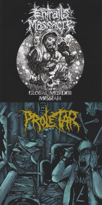 ENTRAILS MASSACRE - Global Murder Messiah / Untitled cover 