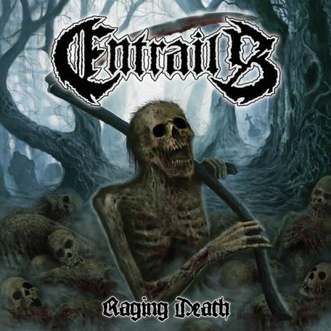 ENTRAILS - Raging Death cover 
