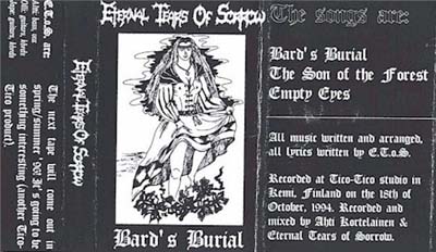 ETERNAL TEARS OF SORROW - Bards Burial cover 