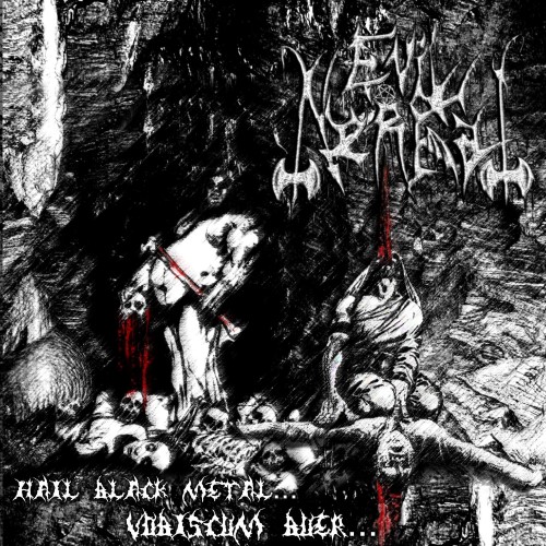 EVIL NERFAL - Hail Black Metal​.​.​. Vobiscum Buer​.​.​. cover 