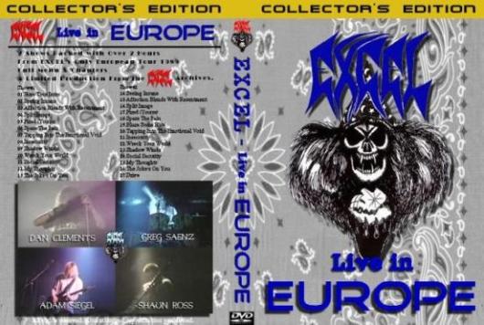 EXCEL - Live In Europe cover 