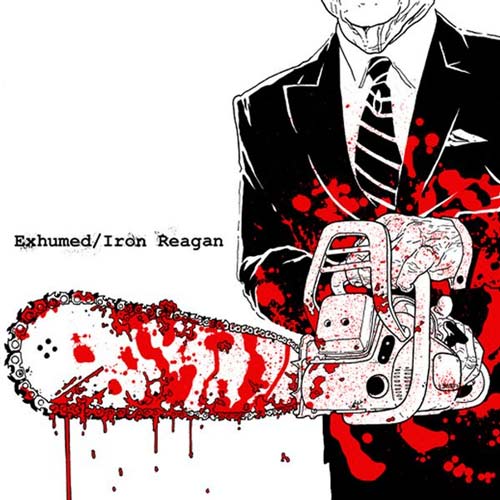 EXHUMED - Exhumed / Iron Reagan cover 