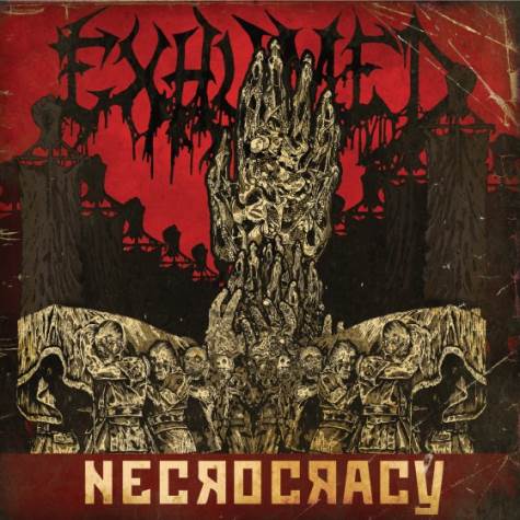 EXHUMED - Necrocracy cover 