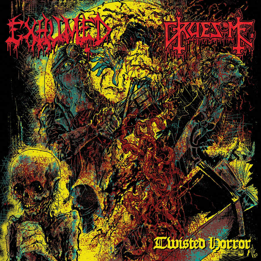 EXHUMED - Twisted Horror cover 