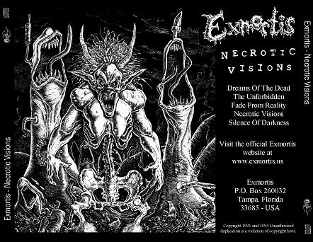EXMORTIS - Necrotic Visions cover 