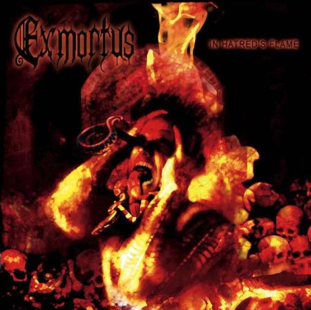 EXMORTUS - In Hatred's Flame cover 