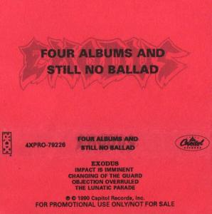 EXODUS - Four Albums and Still No Ballad cover 