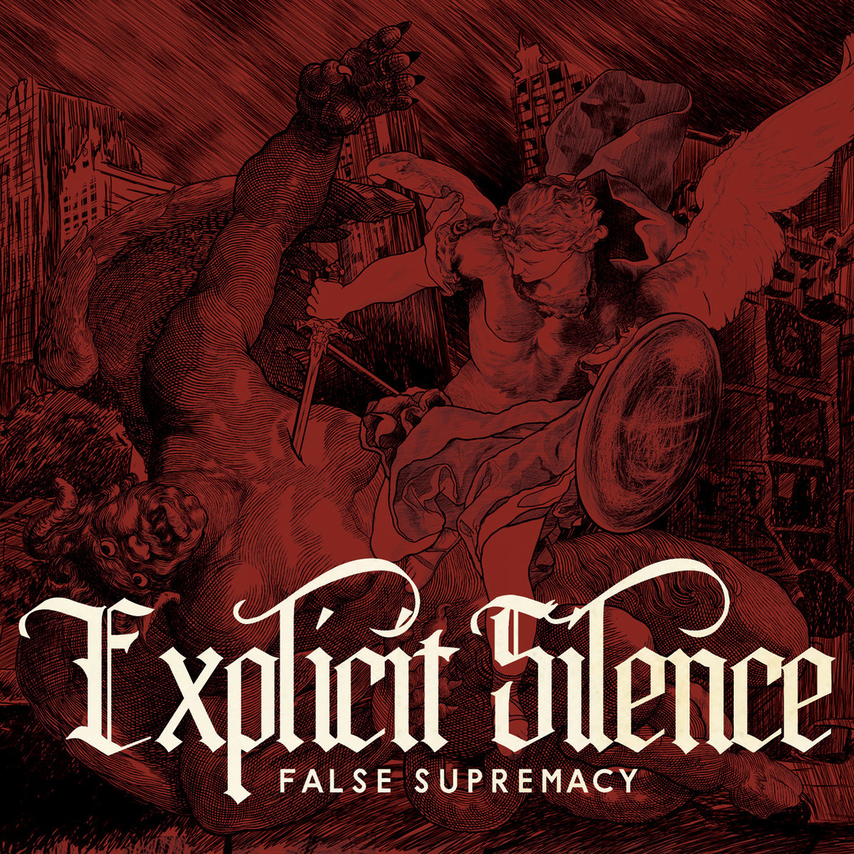 EXPLICIT SILENCE - False Supremacy cover 
