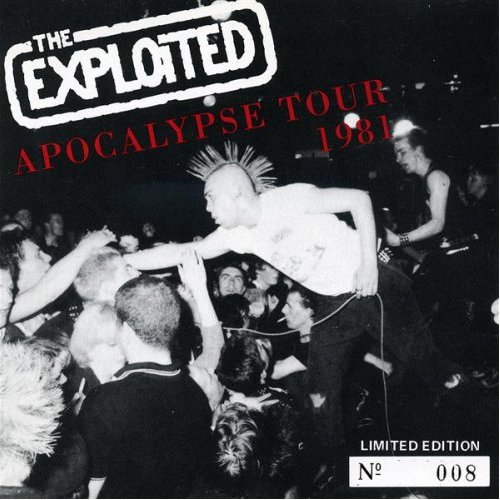 THE EXPLOITED - Apocalypse Tour 1981 cover 