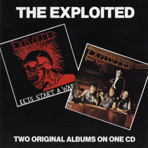 THE EXPLOITED - Let's Start A War / Horror Epics cover 