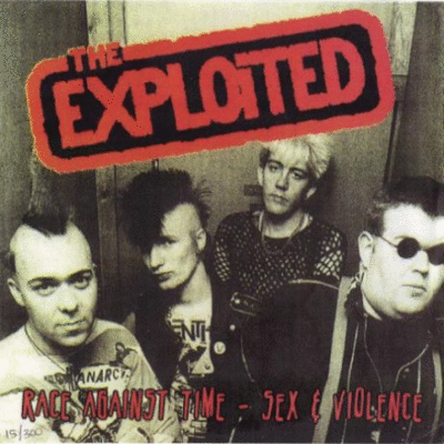 THE EXPLOITED - Race Against Time cover 