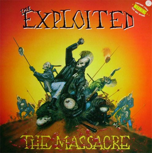 THE EXPLOITED - The Massacre cover 