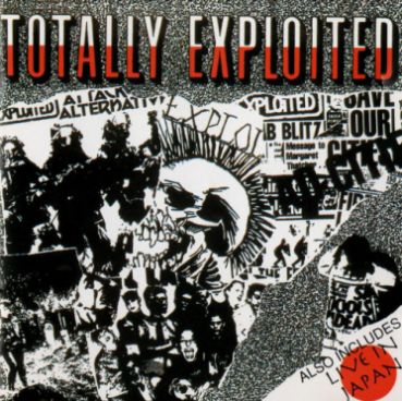 THE EXPLOITED - Totally Exploited / Live In Japan cover 