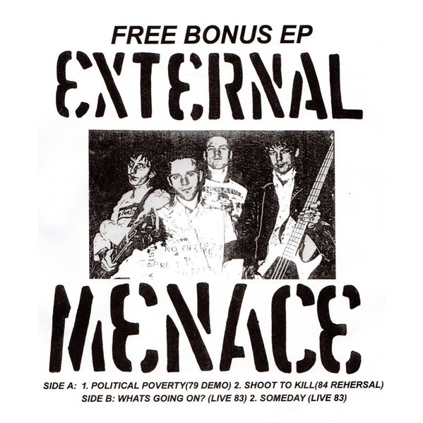 EXTERNAL MENACE - Free Bonus EP cover 