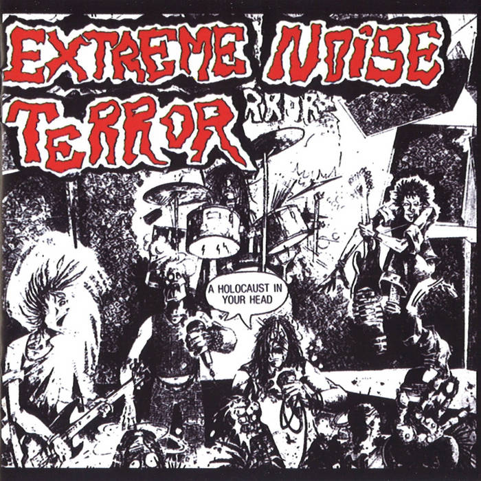 EXTREME NOISE TERROR - A Holocaust In Your Head / In It For Life cover 