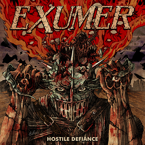 EXUMER - Hostile Defiance cover 