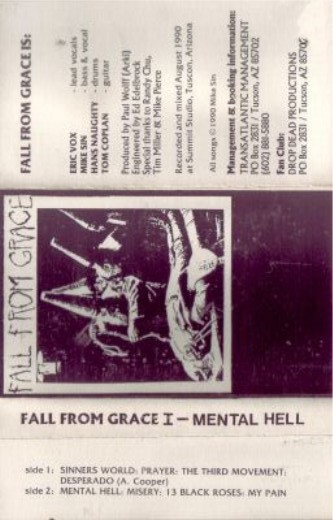 FALL FROM GRACE (AZ) - Mental Hell cover 