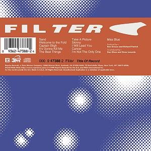 FILTER - Title of Record cover 