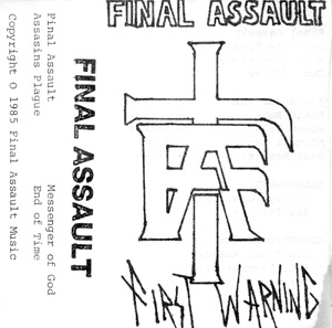 FINAL ASSAULT - First Warning cover 