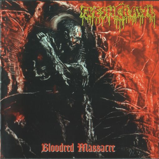 FLESHCRAWL - Bloodred Massacre cover 