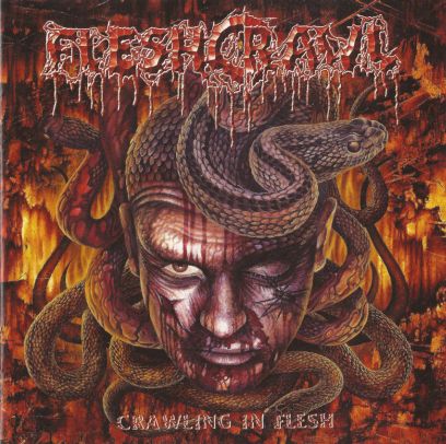 FLESHCRAWL - Crawling in Flesh cover 