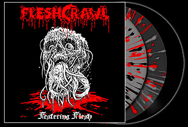 FLESHCRAWL - Festering Flesh cover 
