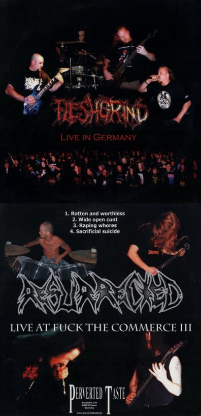 FLESHGRIND - Live in Germany / Live at Fuck the Commerce III cover 