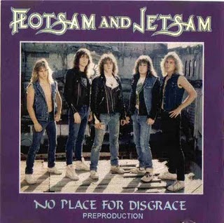 FLOTSAM AND JETSAM - No Place for Disgrace pre-production demo cover 