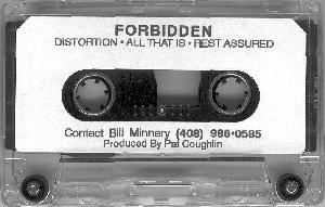 FORBIDDEN - Distortion cover 