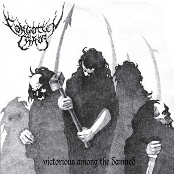 FORGOTTEN CHAOS - Victorious among the damned cover 