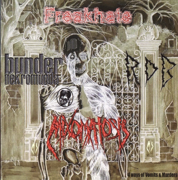 FREAKHATE - 4 Ways of Vomits & Murders cover 