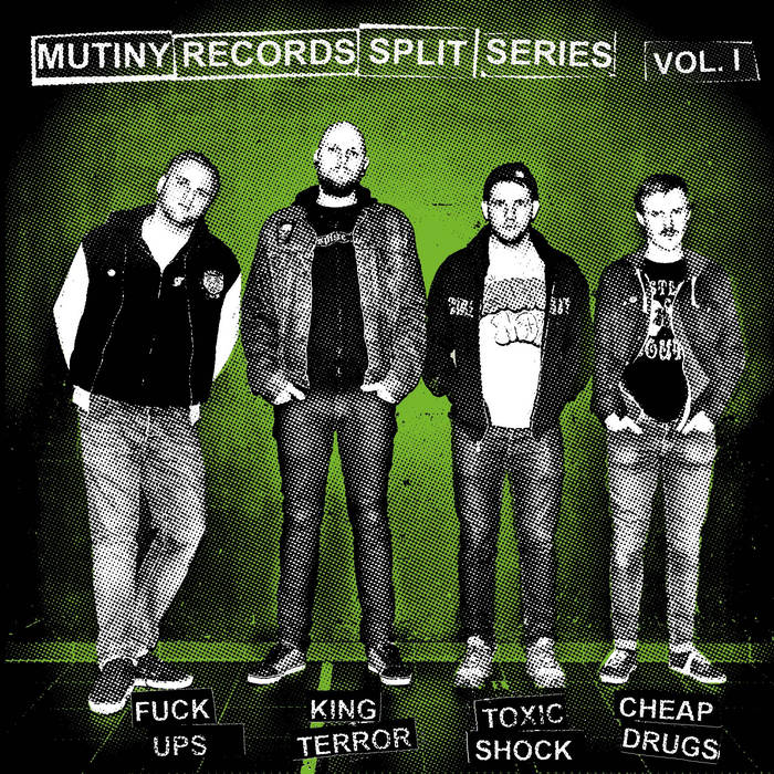 FUCK UPS - Mutiny Records Split Series Vol. I ‎ cover 
