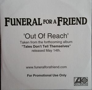 FUNERAL FOR A FRIEND - Out Of Reach cover 