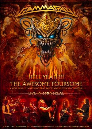 GAMMA RAY - Gamma Ray - Hell Yeah!!! The Awesome Foursome: Live In Montreal cover 