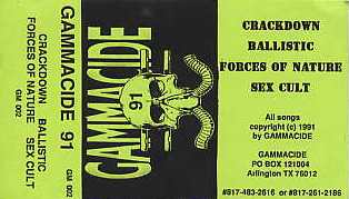 GAMMACIDE - Gammacide 91 cover 
