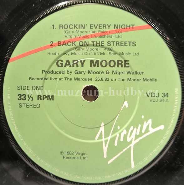 GARY MOORE - Rockin' Every Night cover 