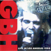 G.B.H. - Live In Los Angeles 1988 cover 