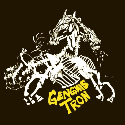 GENGHIS TRON - Laser Bitch cover 