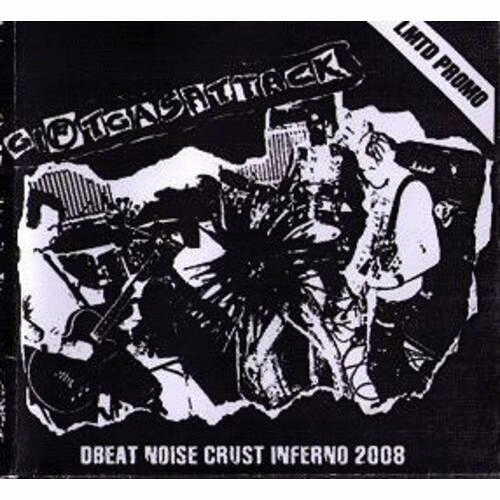 GIFTGASATTACK - D-Beat Noise Crust Inferno 2008 cover 