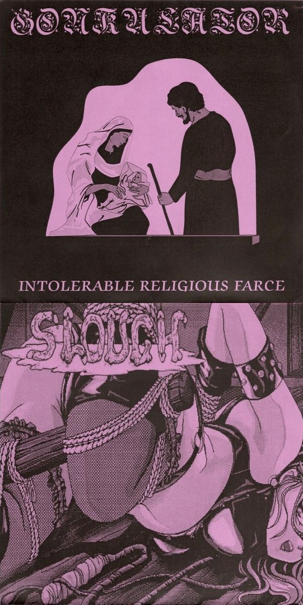 GONKULATOR - Intolerable Religious Farce / It's Time to Sacrifice... Our Children cover 