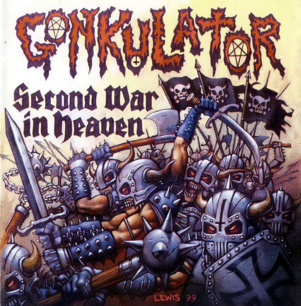 GONKULATOR - Second War in Heaven cover 