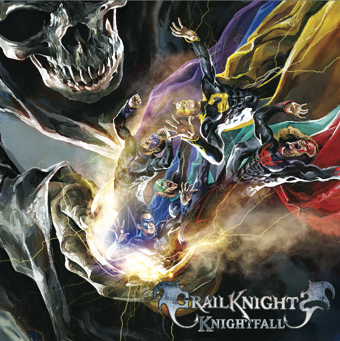 GRAILKNIGHTS - Knightfall cover 