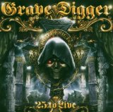 GRAVE DIGGER - 25 to Live cover 